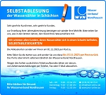 Ablesung Wasserz&auml;hler in Sch&auml;chten 2023