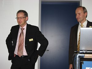 Herr Danz DVGW(l.), Herr Kurt DVGW Dresden (r.) 