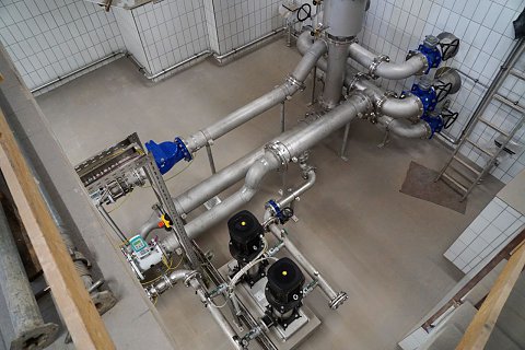 Bild: Blick in die Schieberkammer